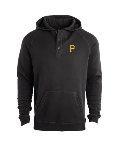 Dunbrooke Men's Black Pittsburgh Pirates Montana Lightweight Raglan Pullover Hoodie