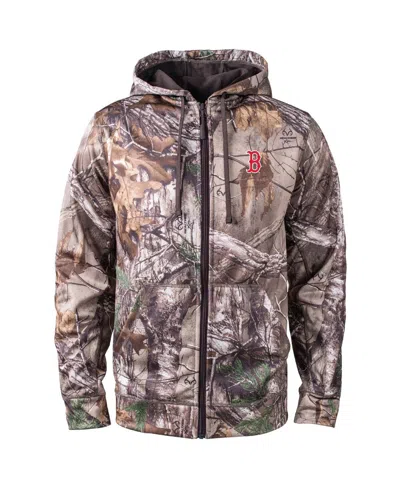 Dunbrooke Men's Camo Boston Red Sox Trophy Realtree Full-zip Hoodie In Multi