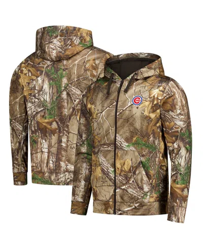 Dunbrooke Men's Camo Chicago Cubs Trophy Realtree Full-zip Hoodie In Multi