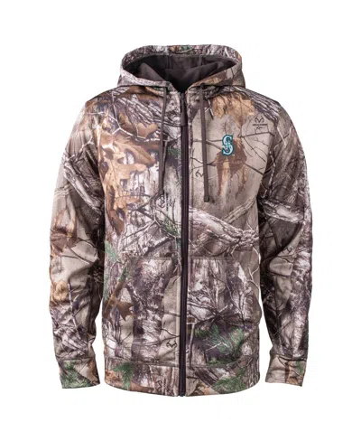 Dunbrooke Men's Camo Seattle Mariners Trophy Realtree Full-zip Hoodie In Multi