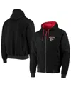 Dunbrooke Men's  Black Atlanta Falcons Craftsman Thermal-lined Full-zip Hoodie In Black