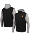 Dunbrooke Men's  Black, Gray Baltimore Orioles Alpha Full-zip Jacket In Black,gray