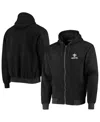 Dunbrooke Men's Black New Orleans Saints Craftsman Thermal Lined Full-zip Hoodie In Black