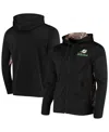 Dunbrooke Men's  Black, Realtree Camo Miami Dolphins Decoy Tech Fleece Full-zip Hoodie In Black,realtree Camo