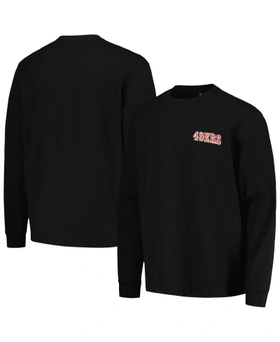Dunbrooke Men's  Black San Francisco 49ers Cavalier Thermal Long Sleeve T-shirt