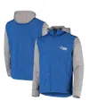 Dunbrooke Men's  Blue And Gray Detroit Lions Alpha Full-zip Jacket In Blue,gray
