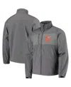 Dunbrooke Graphite Cleveland Browns Circle Zephyr Softshell Full-zip Jacket In Graphite