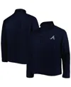 Dunbrooke Men's  Navy Atlanta Braves Journey Tri-blend Full-zip Jacket In Navy