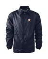 Dunbrooke Men's  Navy Houston Astros Coach's Raglan Full-snap Windbreaker Jacket In Navy