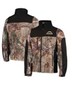 Dunbrooke Men's  Realtree Camo, Black Los Angeles Chargers Circle Hunter Softshell Full-zip Jacket In Realtree Camo,black