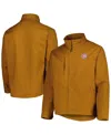 DUNBROOKE MEN'S DUNBROOKE TAN CHICAGO CUBS JOURNEY TRI-BLEND FULL-ZIP JACKET