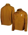 DUNBROOKE MEN'S DUNBROOKE TAN PHILADELPHIA PHILLIES JOURNEY TRI-BLEND FULL-ZIP JACKET