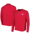 Dunbrooke Men's  Washington Nationals Red Maverick Long Sleeve T-shirt In Red