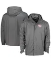 Dunbrooke Men's Graphite New York Giants Tropic Waterproof Packable Full-zip Hoodie Jacket In Graphite