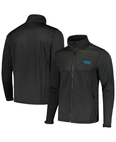 Dunbrooke Men's Heather Black Carolina Panthers Explorer Tech Full-zip Jacket