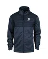 Dunbrooke Men's Heather Navy Detroit Tigers Explorer Full-zip Jacket In Heather Navy