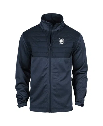 Dunbrooke Men's Heather Navy Detroit Tigers Explorer Full-zip Jacket