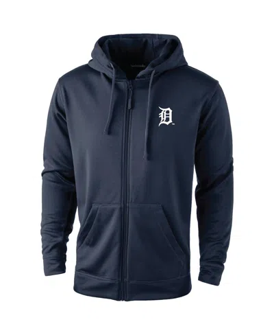 Dunbrooke Men's Navy Detroit Tigers Trophy Full-zip Hoodie In Blue