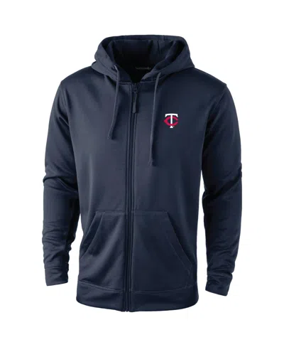 Dunbrooke Men's Navy Minnesota Twins Trophy Full-zip Hoodie In Blue