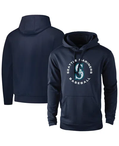 Dunbrooke Men's Navy Seattle Mariners Champion Pullover Hoodie In Blue