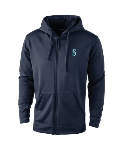 Dunbrooke Men's Navy Seattle Mariners Trophy Full-zip Hoodie In Blue