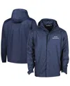 Dunbrooke Men's Navy Seattle Seahawks Tropic Waterproof Packable Full-zip Hoodie Jacket In Navy