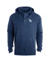 Dunbrooke Navy Detroit Tigers Montana Lightweight Raglan Pullover Hoodie In Blue