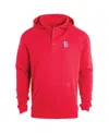 Dunbrooke Men's Red Cincinnati Reds Montana Lightweight Raglan Pullover Hoodie In Red