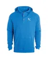 Dunbrooke Royal Los Angeles Dodgers Montana Raglan Pullover Hoodie In Blue