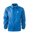 Dunbrooke Men's Royal Los Angeles Dodgers Coach's Raglan Full-snap Windbreaker Jacket In Royal