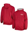 Dunbrooke Men's Scarlet San Francisco 49ers Big Tall Legacy Stadium Full-zip Jacket In Scarlet,graphite