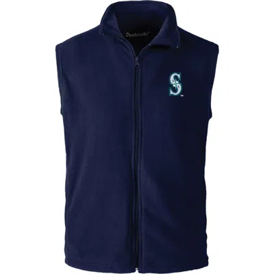 Dunbrooke Navy Seattle Mariners Full-zip Vest