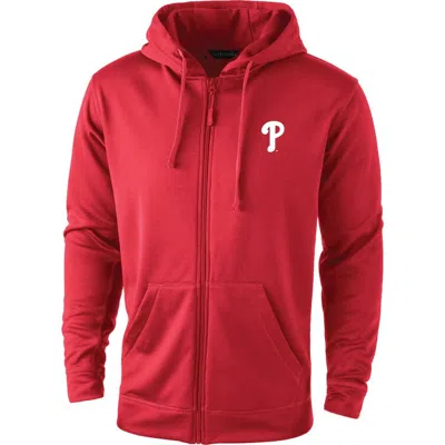 Dunbrooke Red Philadelphia Phillies Trophy Full-zip Hoodie