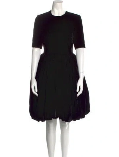 Pre-owned Duncan Crew Neck Knee-length Dress W/ Tags In Black