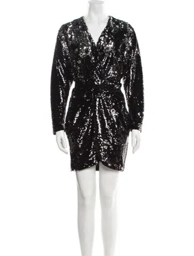 Pre-owned Dundas Cowl Neck Mini Dress W/ Tags In Multi