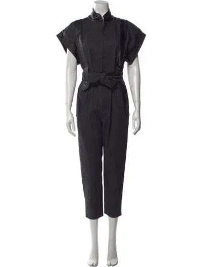 Pre-owned Dundas Jumpsuit In Black