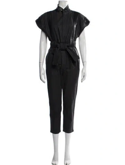 Pre-owned Dundas Jumpsuit In Black