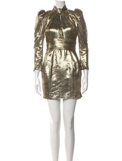Pre-owned Dundas Silk Mini Dress