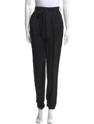 Pre-owned Dundas Silk Skinny Leg Pants W/ Tags In Black