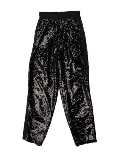 Pre-owned Dundas Straight Leg Pants In Black