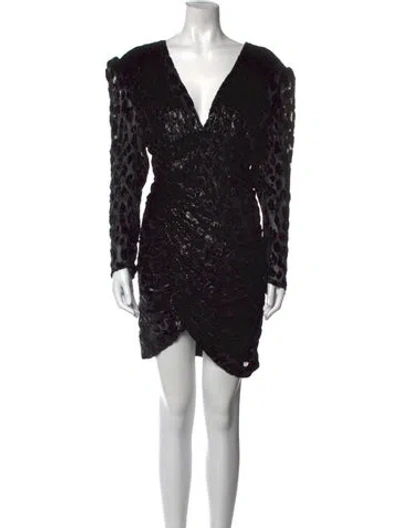 Pre-owned Dundas X Revolve Nylon Knee-length Dress In Black