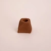 Dune Brooklyn Monolith Candle Holders In Brown
