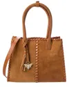Dune Darlingtons Suede Tote In Brown