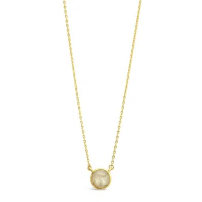 Dune Jewelry Women's Delicate Dune Round Necklace In Gold