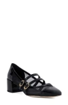 Dune London Appreciate Cap Toe Mary Jane Pump In Black