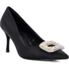 Dune London Aquamarine Pointed Toe Pump In Black