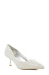 Dune London Bellas Pointed Toe Pump In Silver