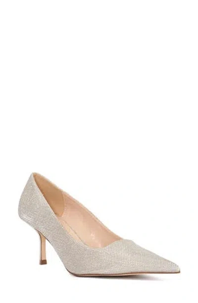 Dune London Bexton Pointed Toe Pump In Gold