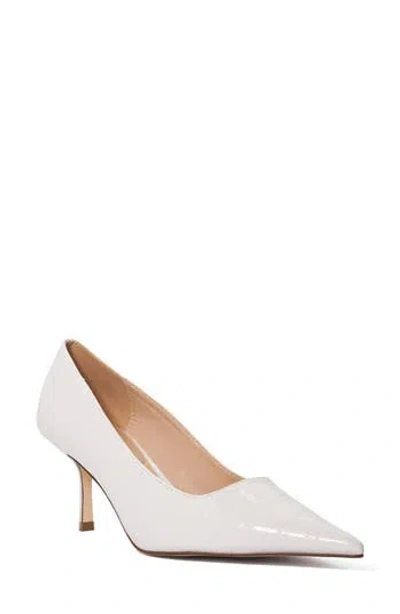 Dune London Bexton Pointed Toe Pump In White