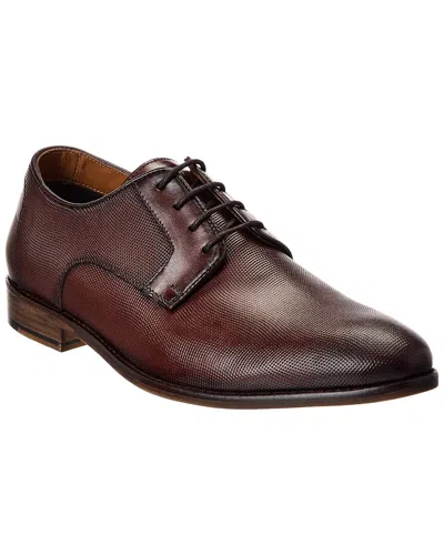 Dune London Billiard Leather Oxford In Brown